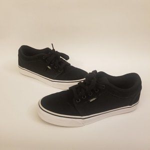 Vans Men's Chukka Low Pro Raven Marshmallow Canvas Suede Shoes Size 7